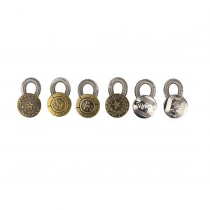 Knoopsgat verlengers set van 6 stuks - Afbeelding 3