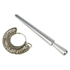 Now4you Ringmeter - Ringmaat / Ring / Vinger Meter / Opmeter - Afbeelding 1