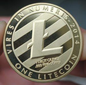 Litecoin Munt Goudkleurig-0