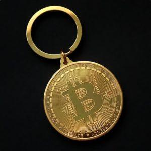 Bitcoin sleutelhanger -0
