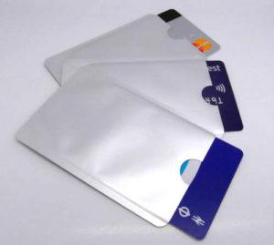 3X RFID kaart beschermhoes - Bankpas en ID-kaart -0