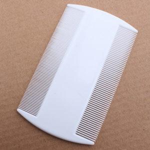 Vlooienkam plastic wit 2 stuks-406