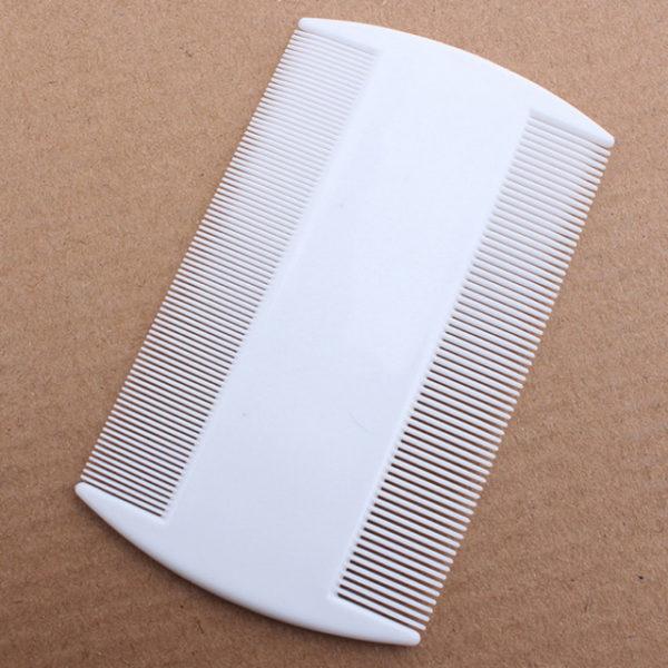 Vlooienkam plastic wit 2 stuks-406