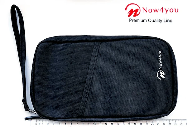 Now4you Luxe Reis Organizer - Paspoorthouder – Paspoorthoesje – Reisportefeuille -Zwart-1194