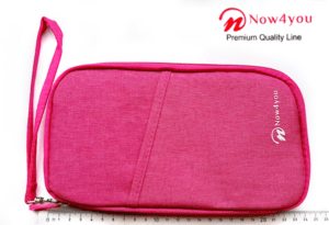 Now4you Luxe Reis Organizer - Paspoorthouder – Paspoorthoesje – Reisportefeuille -Roze-1206