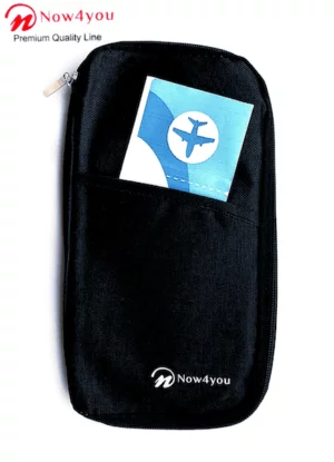 Now4you Travel Organizer - Reis Portemonnee – Paspoorthoesje-Zwart-0