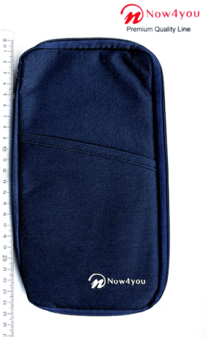 Now4you Travel Organizer - Reis Portemonnee – Paspoorthoesje- Blauw-1231