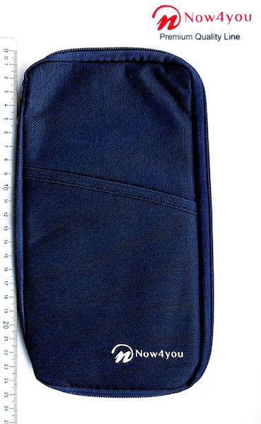 Now4you Travel Organizer - Reis Portemonnee – Paspoorthoesje- Blauw-1231