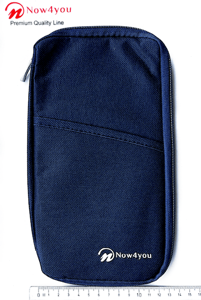 Now4you Travel Organizer - Reis Portemonnee – Paspoorthoesje- Blauw-1230