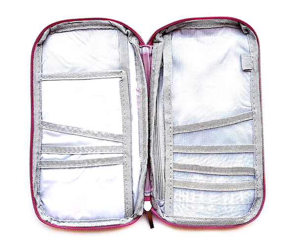 Now4you Travel Organizer - Reis Portemonnee – Paspoorthoesje- Rood-1241