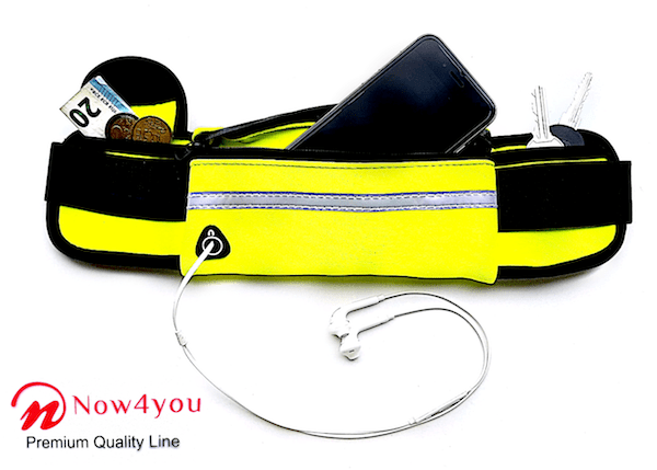 Running belt - Hardloop belt - Hardloop riem - Geel-1265