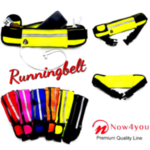 Running belt - Hardloop belt - Hardloop riem - Geel-1266