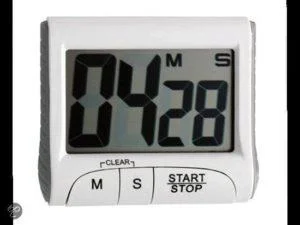 Kookwekker / timer Wit groot display-0