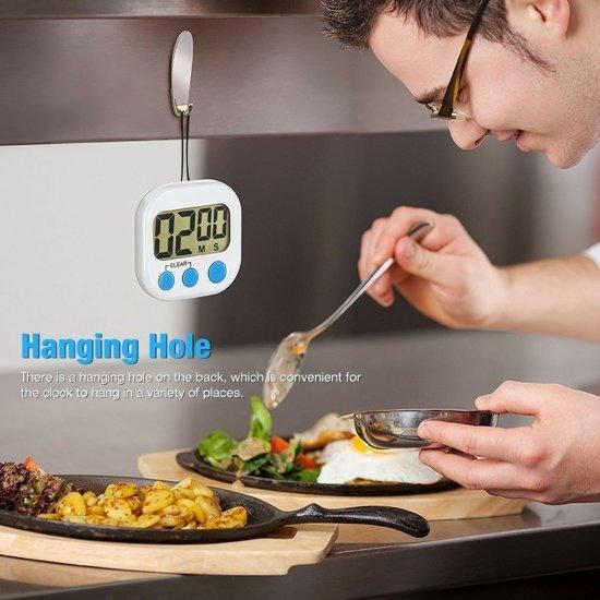 Kitchen Timer - Digitale Kookwekker met Groot Display en Magneet-1370
