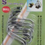 2 x Metalen S haken, ophanghaken set van 7-0