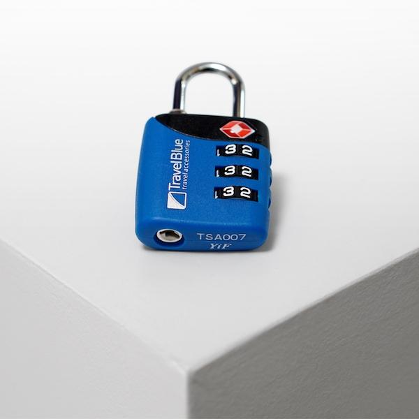 TSA-combinatieslot Blauw van Travel Blue-0