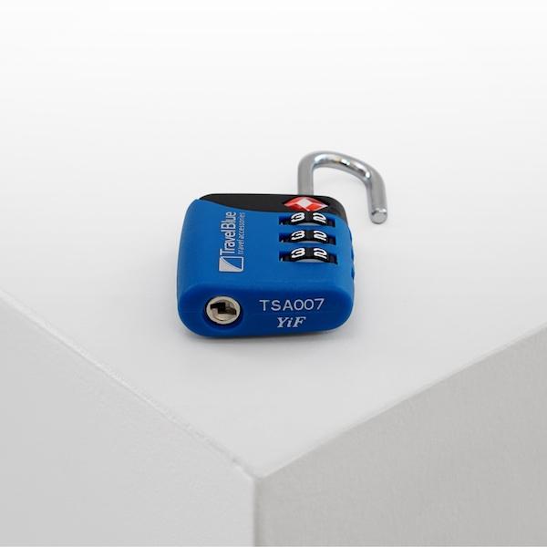 TSA-combinatieslot Blauw van Travel Blue-1481