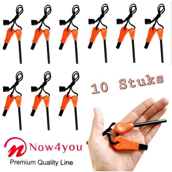 Now4you Magnesium Stick Groot Vuurstarter Oranje 10 stuks-0