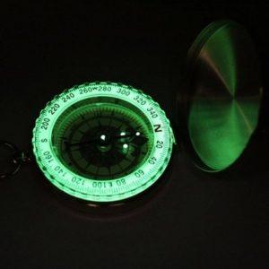 Kompas messing met fluorescerende buitenring-1826