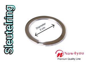 Now4you Zilveren sleutelringen 30 mm diameter (250 stuks) | Sleutelring voor sleutelhanger | Splitringen-1880