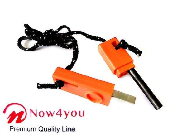 Now4you Magnesium Stick, Vuur Starter in Koker Oranje -1684