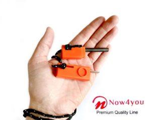 Now4you Magnesium Stick, Vuur Starter in Koker Oranje -1681