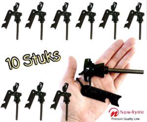 Now4you Magnesium stick 3 in 1 survival vuurstarter 10 stuks-0