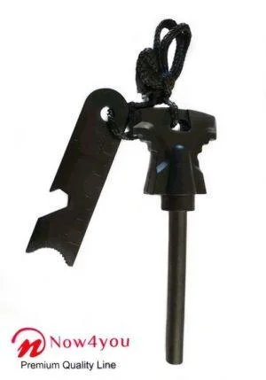 Now4you Magnesium stick 3 in 1 survival vuurstarter-0