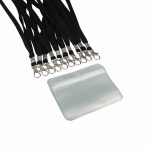 10 x badgehouder Now4you met Zwart keycord