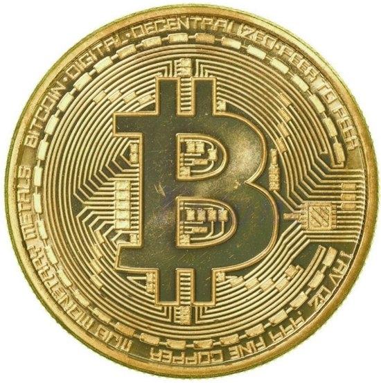 Bitcoin BTC Munt | Met Plastic Hardcase | Goud-0 Bitcoin BTC Munt | Met Plastic Hardcase | Goud-0