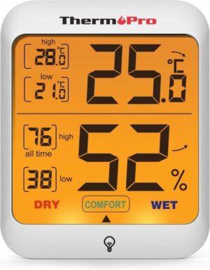 ThermoPro TP53 Digitale Thermo-Hygrometer met achtergrondverlichting