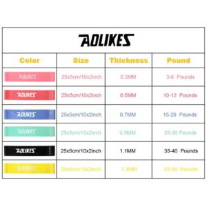 AOLIKES WEERSTANDSBANDEN SET Workout  Fitness Krachttraining - Afbeelding 2