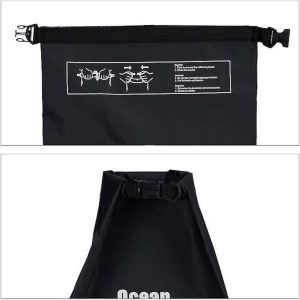 Dry Bag Oceaan Pack 10 Liter - zwart - Afbeelding 2
