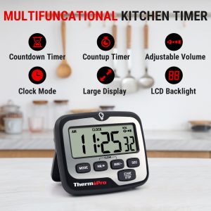 Multifunctionele kookwekker & klok