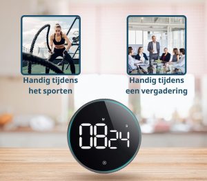Digitale LED kookwekker met timer - Afbeelding 7