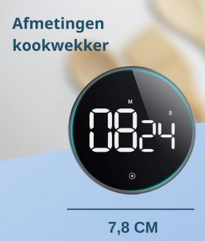 Digitale LED kookwekker met timer - Afbeelding 4