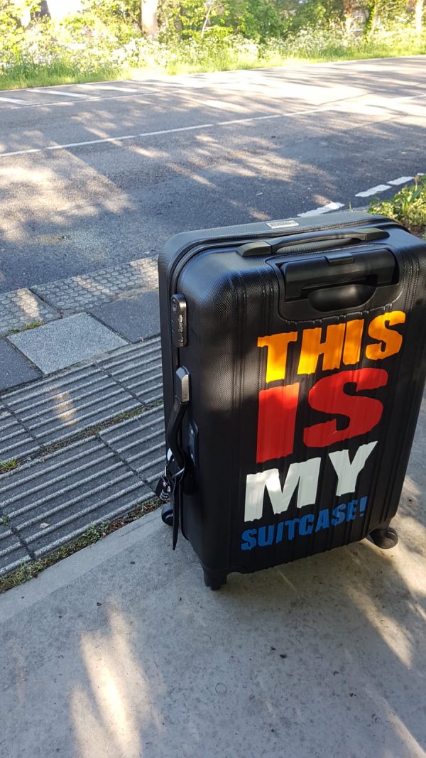 2 x. koffer stickers This is my suitcase ! alleen 2 vellen koffer ) -
