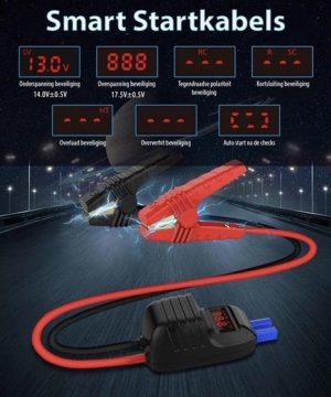 Utrai JStar 4 Jumpstarter 2500A - 24000mAh Slimme Starthulp/Powerbank voor 12V - Afbeelding 4