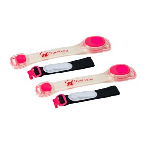 Now4you hardloop verlichting kleur Roze 2 stuks - Afbeelding 2