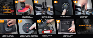 Utrai  4-in-1 Jumpstarter 2000a Starthulp – Met luchtcompressor – Inclusief startkabels – Powerbank - Afbeelding 3
