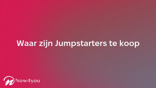 Waar zijn Jumpstarters te koop - Now4You