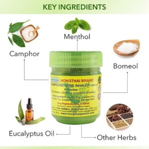 hongthai brand compound herb inhaler formula 2 (2 stuks) - Afbeelding 3