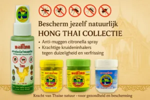 Thailand Set: HongThai Herb Inhaler & Anti Muggen Hong Thai Citronella Spray