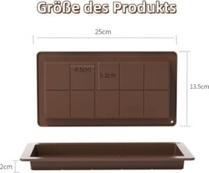 Dubai Chocoladereepvorm Siliconen 2 stuks - Afbeelding 6