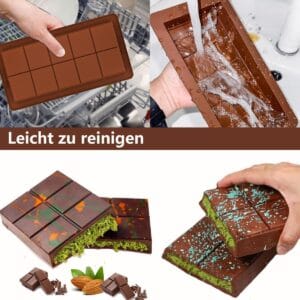 Dubai Chocoladereepvorm Siliconen 2 stuks - Afbeelding 4