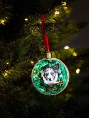Unieke kerstballen met honden design: Colorful Corgi Christmas. - Afbeelding 4