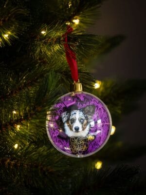 Unieke kerstballen met honden design: Colorful Corgi Christmas. - Afbeelding 5
