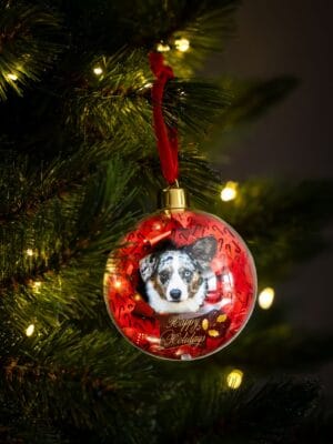 Unieke kerstballen met honden design: Colorful Corgi Christmas. - Afbeelding 3