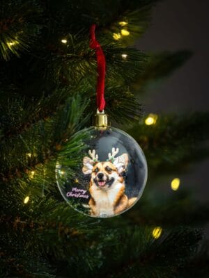 Unieke kerstballen met honden design: Corgi Christmas Mix. - Afbeelding 6